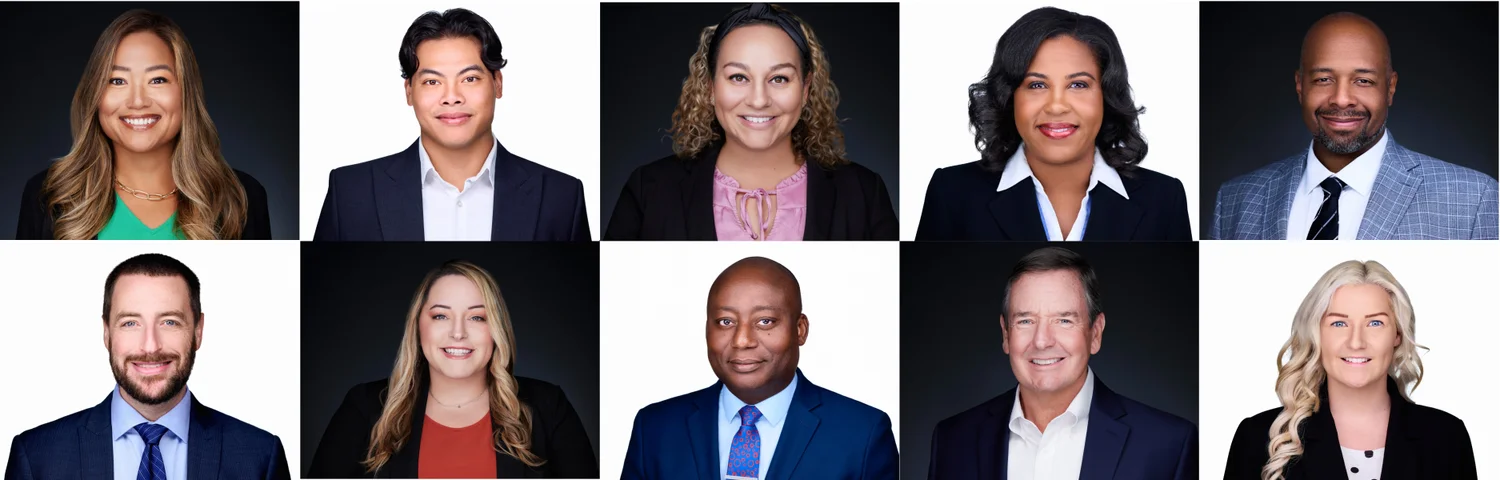 Professional Group Headshot Photography On-Site Atlantic City - Team of 10